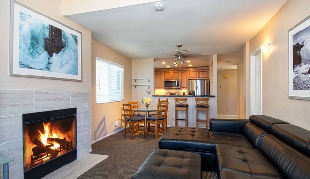 Enjoy Ocean Views from the Large Roof-Top Deck Adjacent to the Newport Pier!