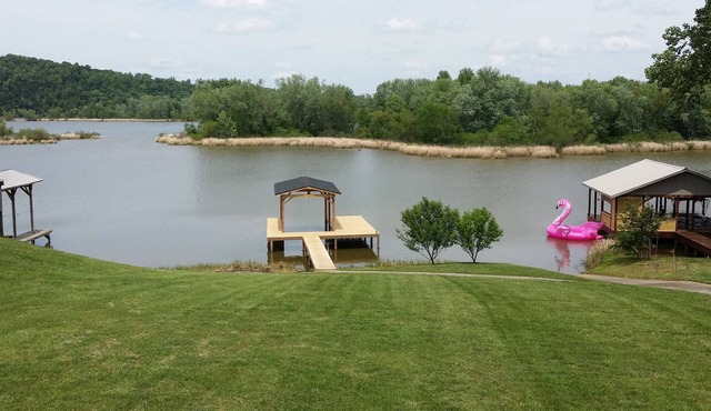 Gorgeous river front home with private boat dock