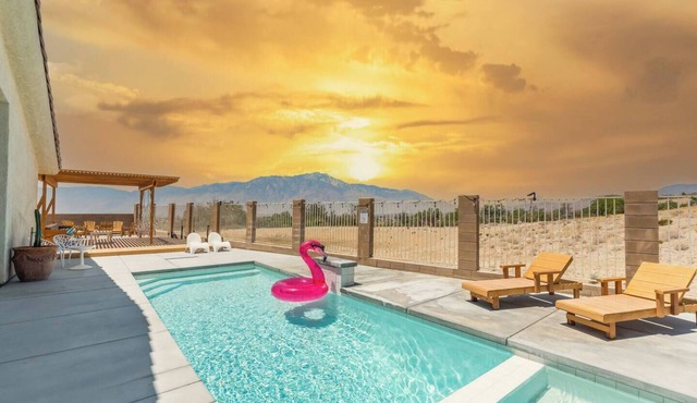Grand Mountain Villa Pool Spa Patio View