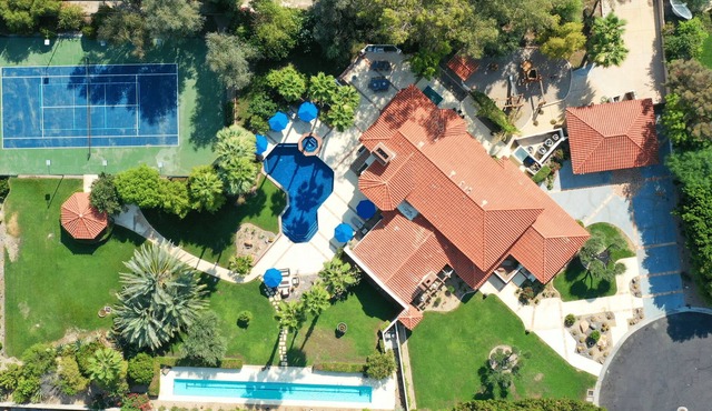 Hacienda Santa Rosa - A Private Luxury Tennis Court Estate with 2 pools! *28 Night Minimum*