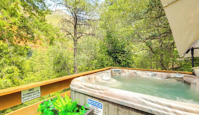 Junipine Resort Luxury Creek Home w/Spa & Views!