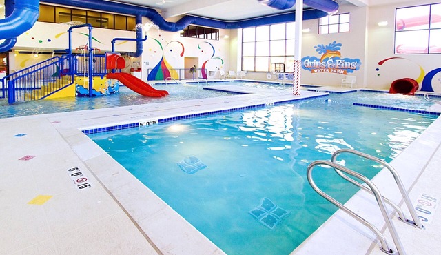 King Suite. Free Breakfast Buffet. Pool, Hot Tub & Waterslide. Near Salt Palace Convention Center!
