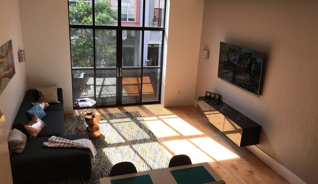 Lively Santana Row Loft Right on Main SR Strip