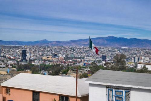 Loft studio with views of downtown Tijuana