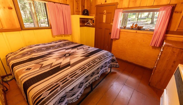 Nimble Squirrel Cabin at Camp Layman | Playful Mountain Retreat with King Bed