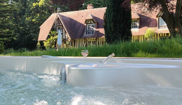 Normandy property, heated swim spa/jacuzzi, 2 hectares, 10 people in Saint-Christophe-sur-Condé