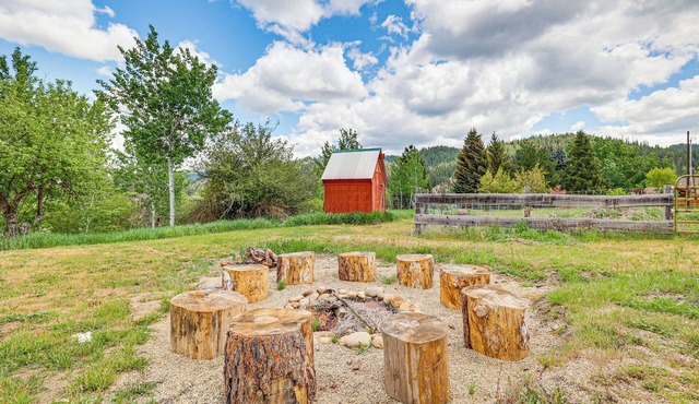 On-Site Creek & Trails: Huge Garden Valley Estate