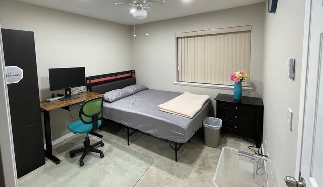 Peace and healing beauty room with every facility with a deeply caring host.