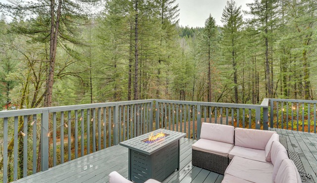 Private Cabin w/Forest Views & Grill in Lakehead!