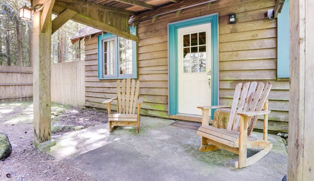 Quintessential dog-friendly cabin in the woods, within short walk of the river