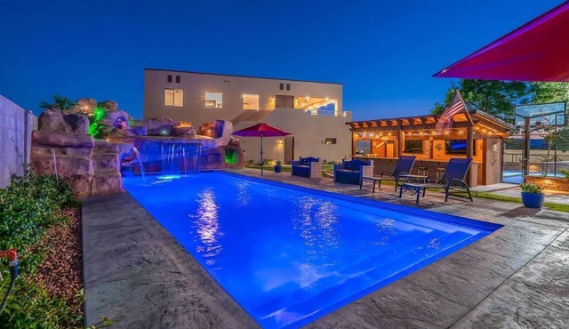 Red Rock Views at Snow Canyon | Private Pool, Hot Tub, & Game Room