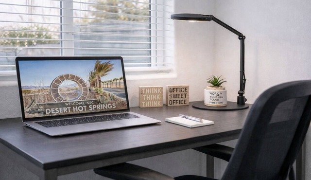 Relax & Work Retreat W/Coffee Bar, Electric Fireplace, Blackout Curtains, & More