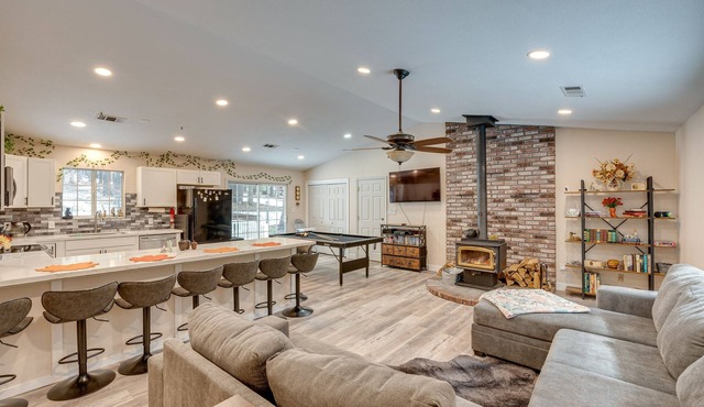 Renovated Pioneer Home in Serene Wooded Setting!