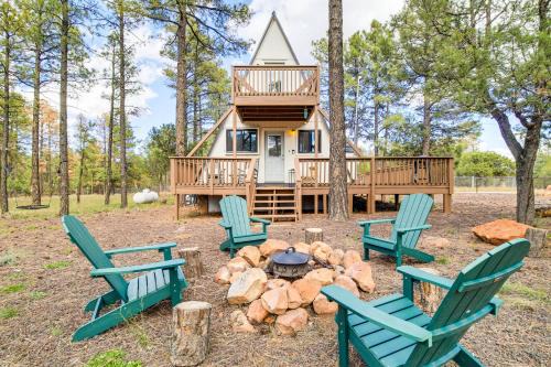 Rim Country Retreat: A-Frame Cabin w/Large Deck