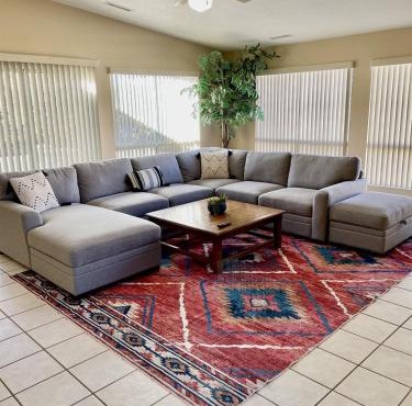 Spacious Pet-Friendly Home wFenced Yard & Central