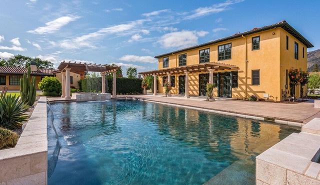 Spectacular five-acre estate w/ private pool, washer/dryer, and EV charger