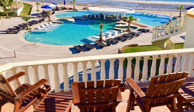 Stunning 4 Bedroom Beach Villa on Sandy Beach at Las Palmas Beach Resort V14