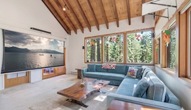 Tahoe Summer Escape Theater, Gym & Next to Lake!