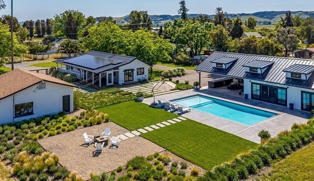 The Carneros Vineyard Estate Pool + Outdoor Kitchen