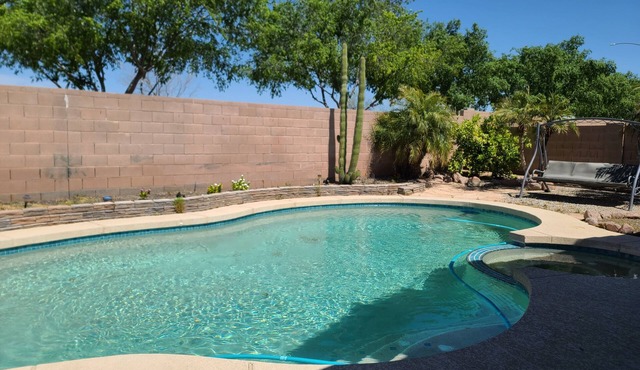 Treat yourself to this 3 bedroom/2 bath nautical oasis with a pool & spa