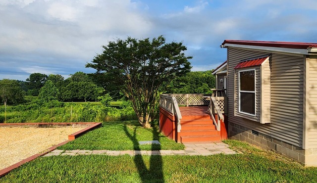 Two bedroom, two full bath cottage in rural Southern Illinois.
