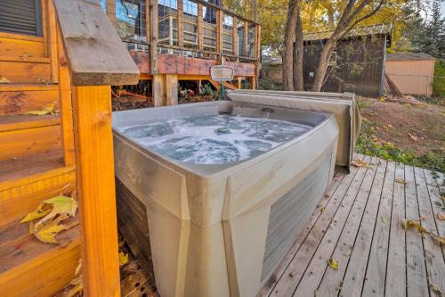 Hot Tub & Deck: Waterfront Escape in Payson!
