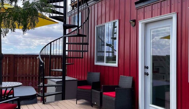 Zion Tiny Home Rooftop View Deck & Hot Tub