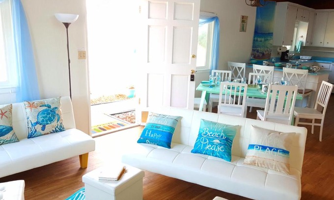 Oceano House | Oceano: Short walk to beach, 4 br, 2 bath, private house! Across street from park & pond