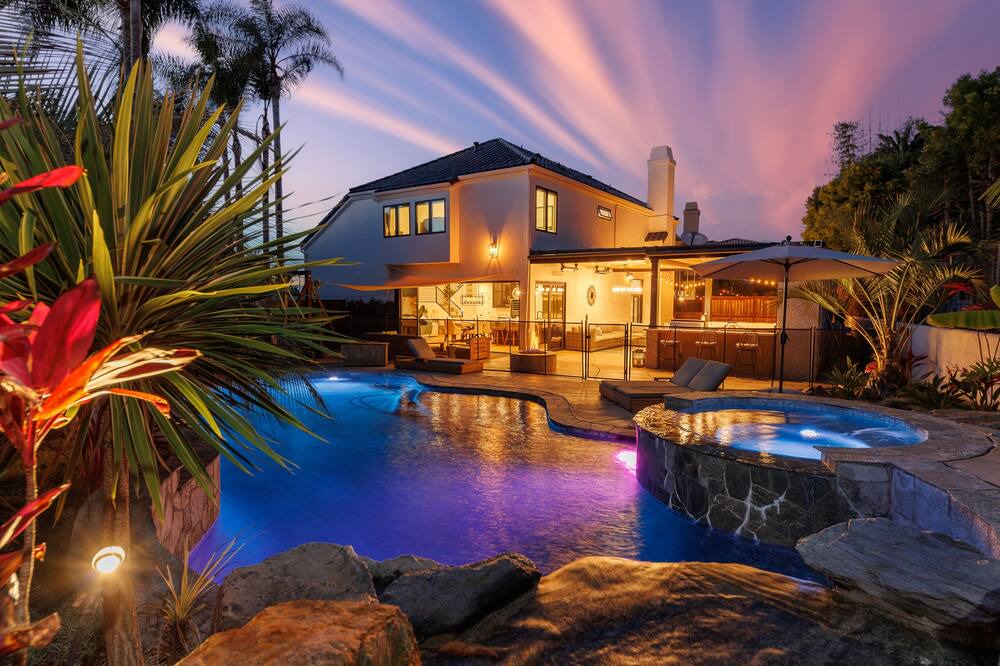 Cardiff-by-the-Sea House | NEW - Stunning Private Oasis - Pool, Spa, Outdoor Living, Family Friendly