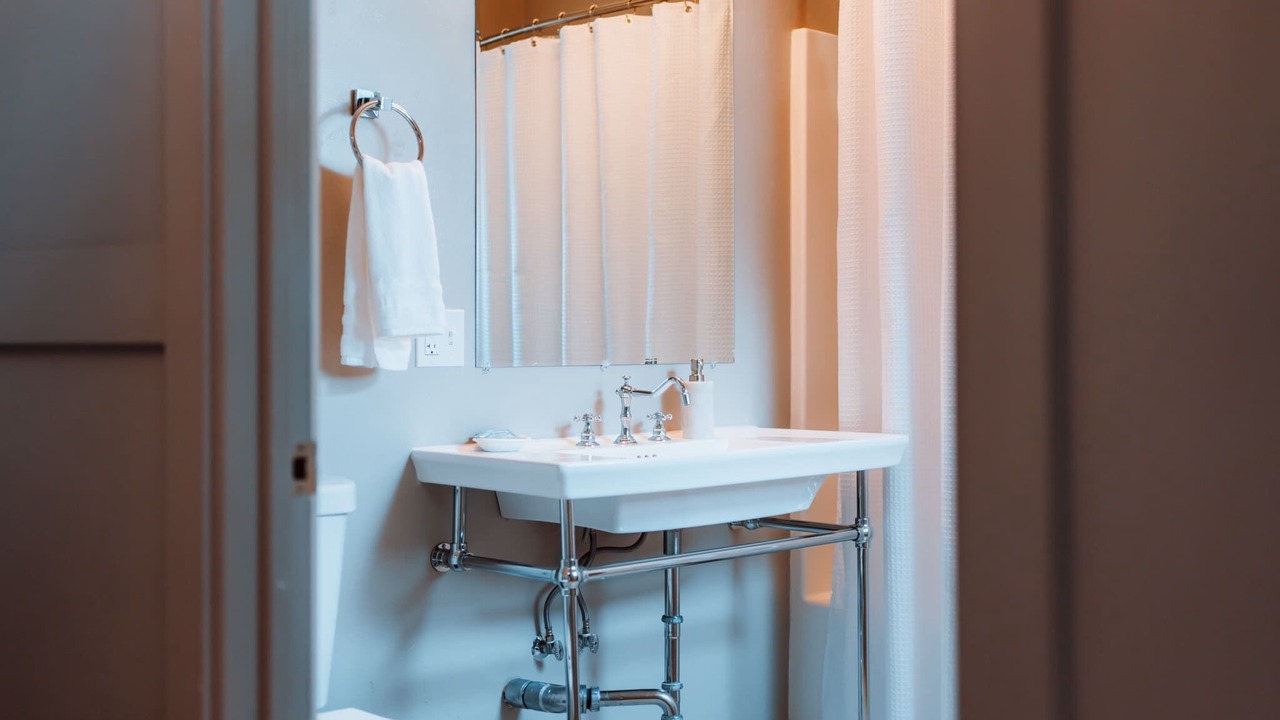 Photo of Bathroom in Historic Railroad District