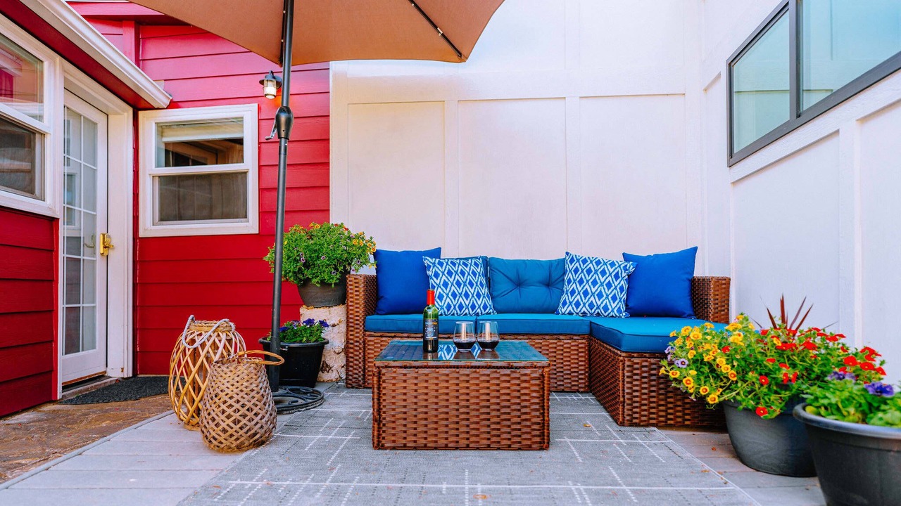 Photo of Patio Balcony in Historic Railroad District