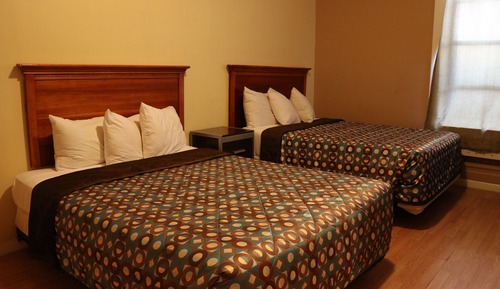 Standard Room, 2 Queen Beds, Non Smoking (Shared Bathroom)