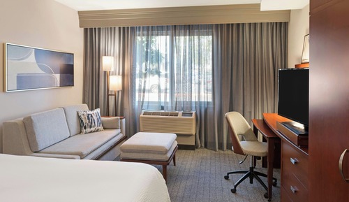 Room, 1 King Bed with Sofa bed, Hearing Accessible