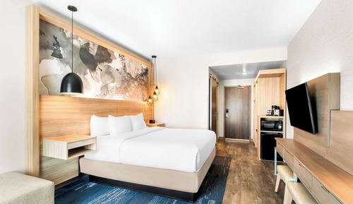 Standard Room, 1 King Bed, Non Smoking, Refrigerator & Microwave (Walk-in Shower)