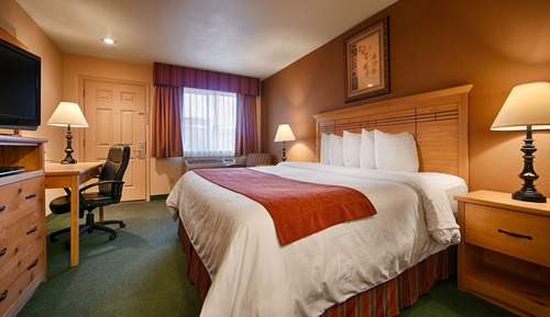 Standard Room, 1 King Bed, Non Smoking, Refrigerator & Microwave