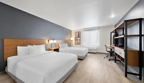 Room, 2 Queen Beds, Accessible (Wheelchair Acce, Full Kitchen, Shower)