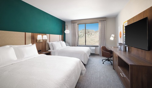 Standard Room, 2 Queen Beds, Mobility Accessible, Non Smoking (Communications, Roll-In Shower)
