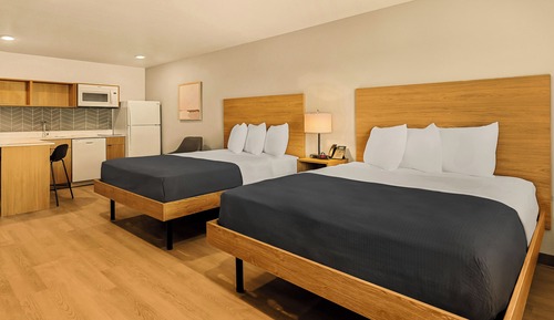 Studio Suite, 2 Queen Beds, Roll-in Shower