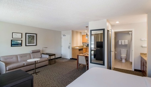 Studio Suite, 1 King Bed with Sofa bed, Accessible (Mobility Tub)