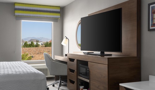 Room, 1 King Bed with Sofa bed, Refrigerator & Microwave