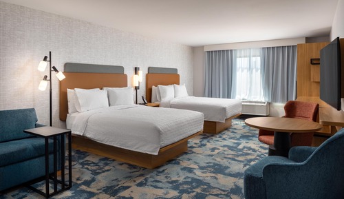 Studio Suite, 2 Queen Beds, Accessible, Bathtub (Mobility & Hearing)