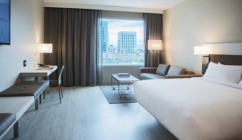Room, 1 King Bed with Sofa bed, Hearing Accessible (Roll-in Shower)