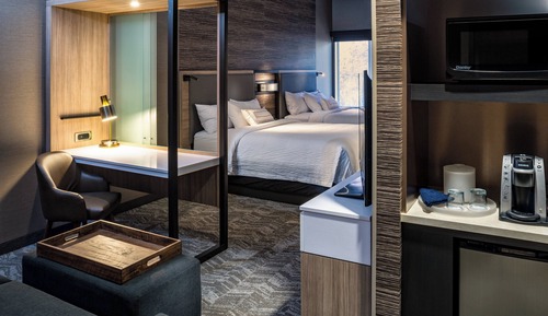 Suite, Multiple Beds, Hearing Accessible (Roll-in Shower)