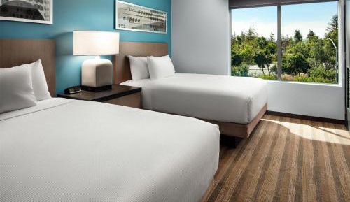 Executive Corner Suite with Two Queen Beds and Sofa Bed