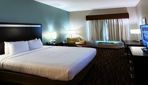 King Room with Mobility/Hearing Access and Roll-In Shower, Non-Smoking