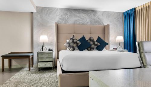 King Suite with Living Area and Powder Room
